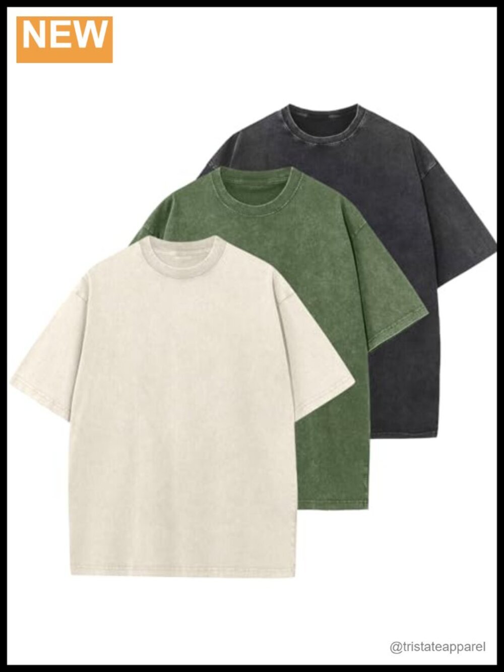 Oversized Cotton T-Shirt Unisex Short Sleeve Loose Fit Vintage Tee